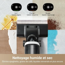DREAME H14 Pro Aspirateur Laveur Sec Et Humide - Design Plat a 180° -