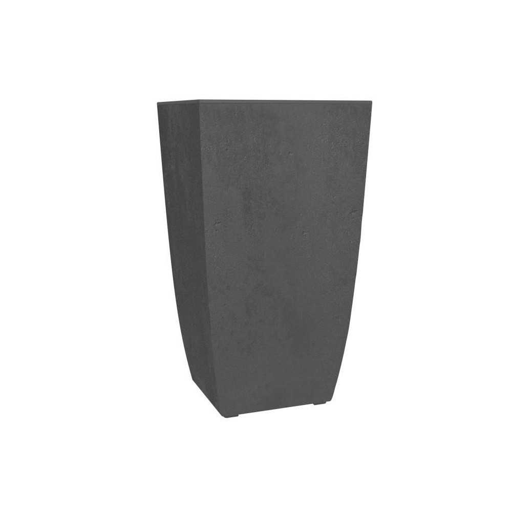 Bac a fleurs - DIVA BASALT - Gris anthracite - Carré haut - 42 L - 43