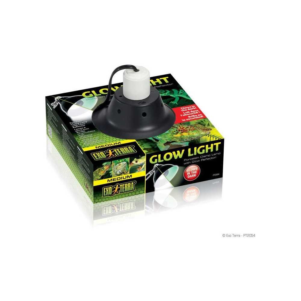 Lampe d'éclairage pour terrarium - EXO TERRA - Glow Light M - Pince a