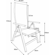 Chaise de jardin 2pcs - Fieldmann - FDZN 5018