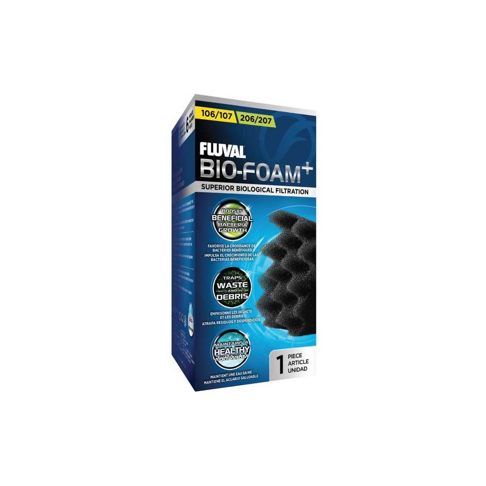 Bloc de Bio-Foam FLUVAL - Mousse bio et mécanique pour aquariums d'ea