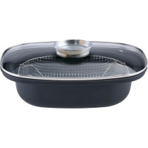 Cocotte arôme avec panier friture - GSW - 414593 - Acier carbone - 4