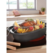 Cocotte arôme avec panier friture - GSW - 414593 - Acier carbone - 4