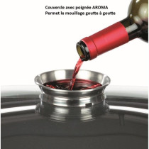 Cocotte arôme avec panier friture - GSW - 414593 - Acier carbone - 4