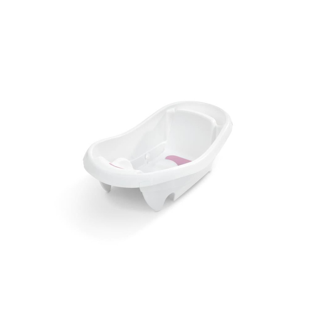 INGENUITY Baignoire bébé évolutive Deluxe rose, de la naissance jus