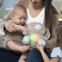 INGENUITY Doudou bébé lapin Sylvi, peluche, mélodies et vibrations