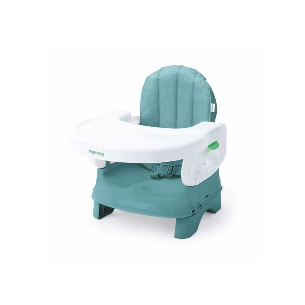 INGENUITY Rehausseur de chaise deluxe pliable Turquoise, nomade avec t