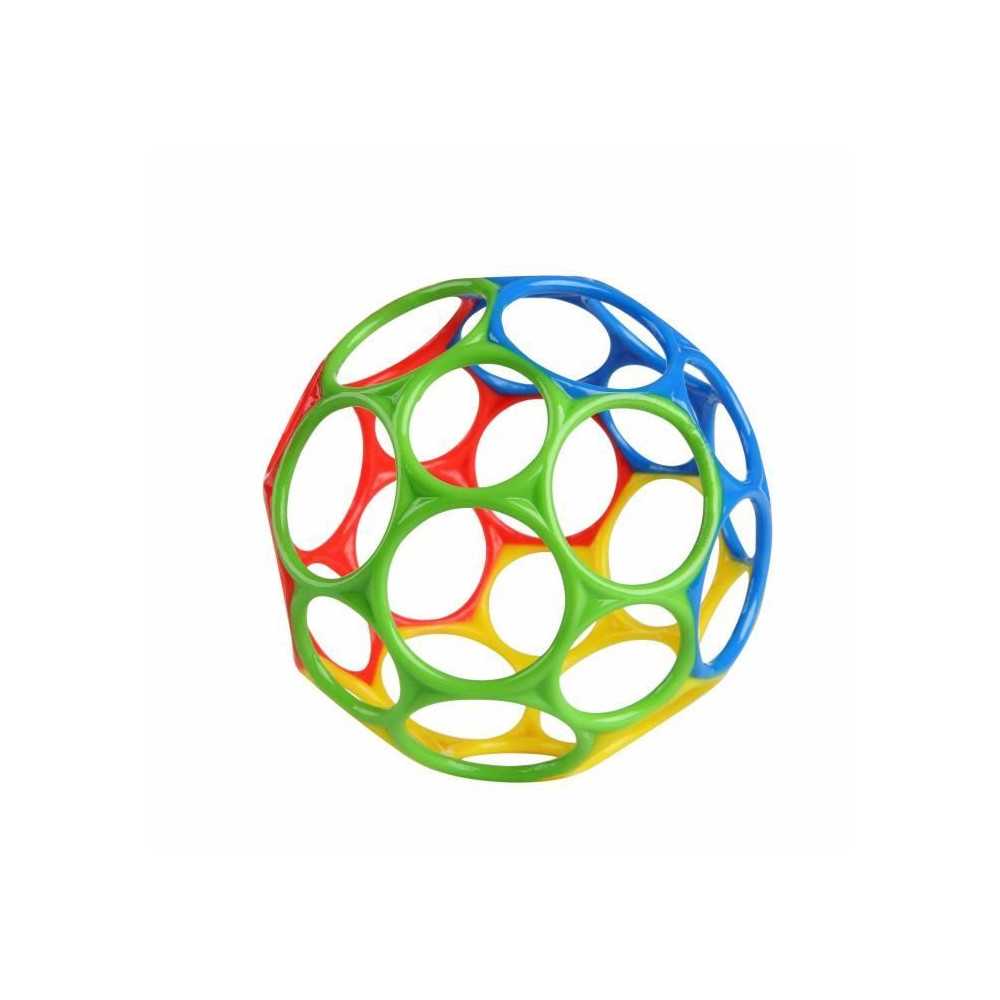 BRIGHT STARS Oball Classic balle flexible, facile a manipuler, jouet d