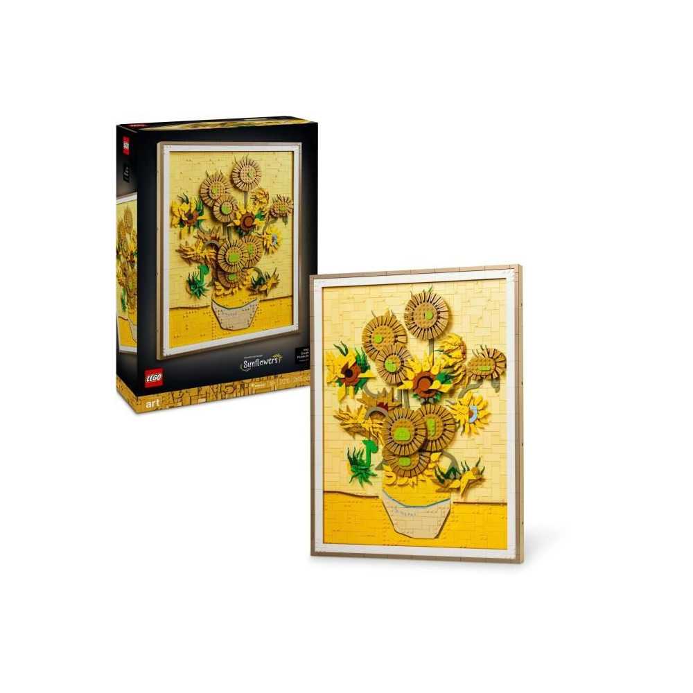 LEGO Art 31215 Vincent van Gogh – Les Tournesols - Tableau mural, Co