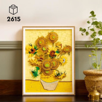 LEGO Art 31215 Vincent van Gogh – Les Tournesols - Tableau mural, Co