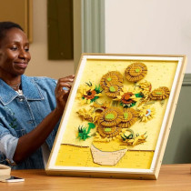 LEGO Art 31215 Vincent van Gogh – Les Tournesols - Tableau mural, Co