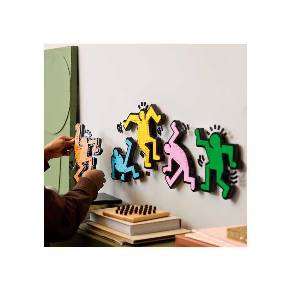 LEGO 31216 Art Keith Haring, Les Figures Dansantes, Décoration d'Int