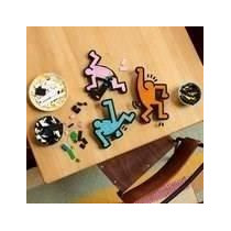 LEGO 31216 Art Keith Haring, Les Figures Dansantes, Décoration d'Int