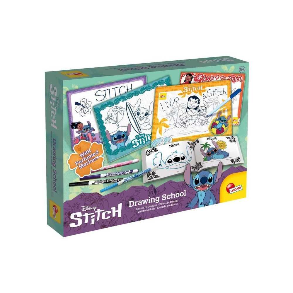 Kit de dessin - LISCIANIGIOCHI - STITCH - Feutres parfumés - Crayons