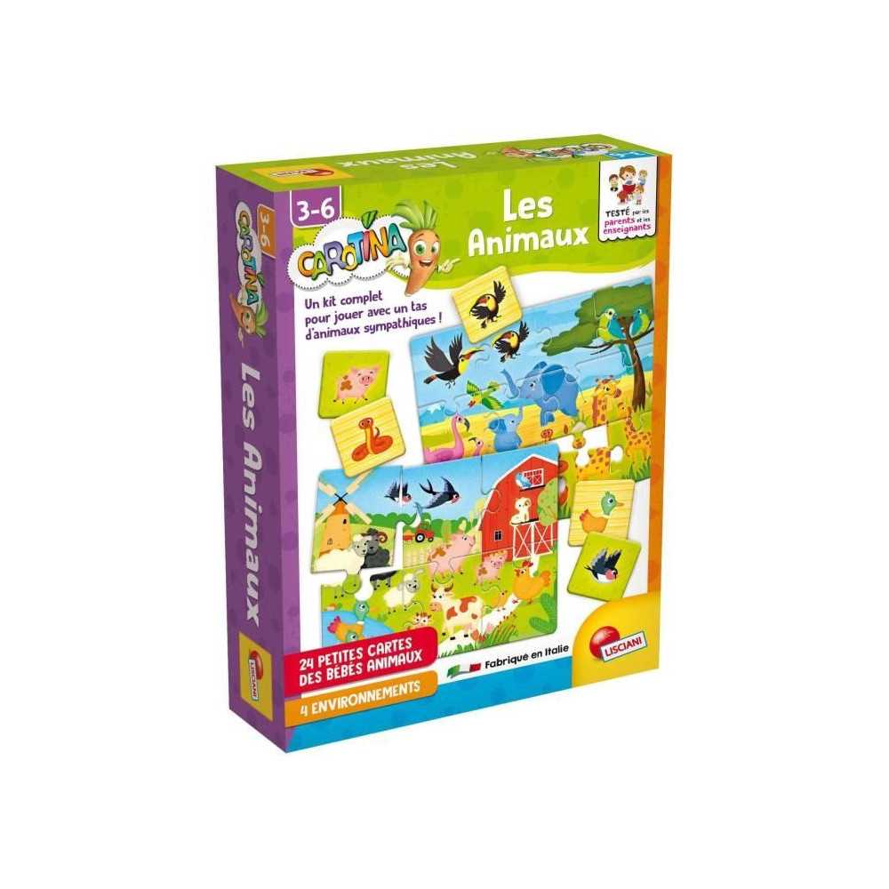 Jeu d'Association - CAROTINA BABY - Découverte des animaux