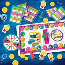 Talent School - Jeu de Parcours a Quiz - LISCIANIGIOCHI - Cartes Quiz,