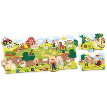 La Ferme - Puzzle panoramique - CAROTINA BABY - Développement de la l