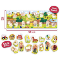 La Ferme - Puzzle panoramique - CAROTINA BABY - Développement de la l