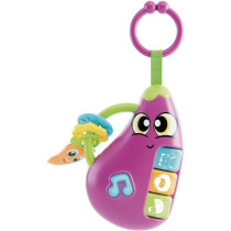 Aubergine - Hochet électronique - CAROTINA BABY - Mélodies et bruits