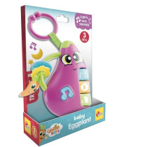 Aubergine - Hochet électronique - CAROTINA BABY - Mélodies et bruits