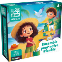 Ensemble pour la planete - Jeu de Plateau - LIFE SKILLS - Plateau illu
