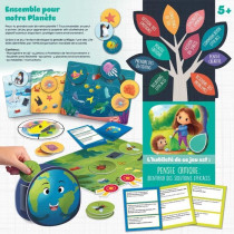 Ensemble pour la planete - Jeu de Plateau - LIFE SKILLS - Plateau illu