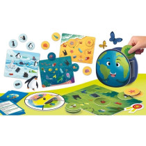 Ensemble pour la planete - Jeu de Plateau - LIFE SKILLS - Plateau illu
