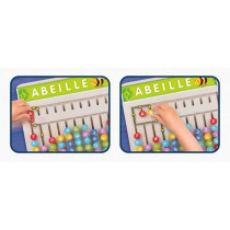 Compose-mots - Jeu Montessori - MONTESSORI - Tableau en Bois, Lettres