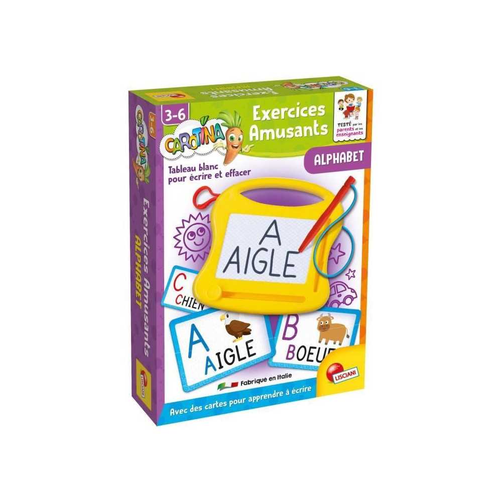 Alphabet - Mini ardoise magique - CAROTINA - Apprentissage de l'alphab