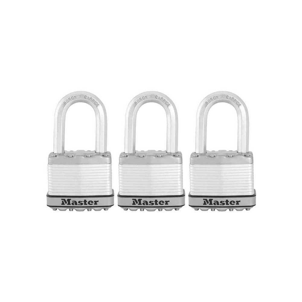 Cadenas Haute Sécurité - MASTER LOCK - M115EURTRILF - A Clé - Acier