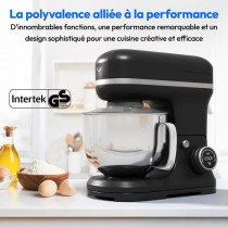 Robot pâtissier 3-en-1- MEDION - MD18430 - 1200 W - 5 L - 8 vitesses