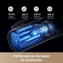 MOVA K30 - Aspirateur Laveur Sec Et Humide - Portée a plat 180° - As