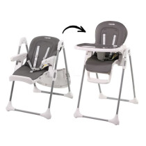 Chaise haute NANIA BIANCA - 6 mois a 36 mois - Dossier inclinable - Ha