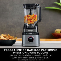 Blender professionnel haute performance NINJA Detect - Noir et argent