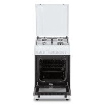 Cuisiniere gaz OCEANIC OCEACG50GW - 4 feux - L49,8 xP61 xH 86 cm - Bla
