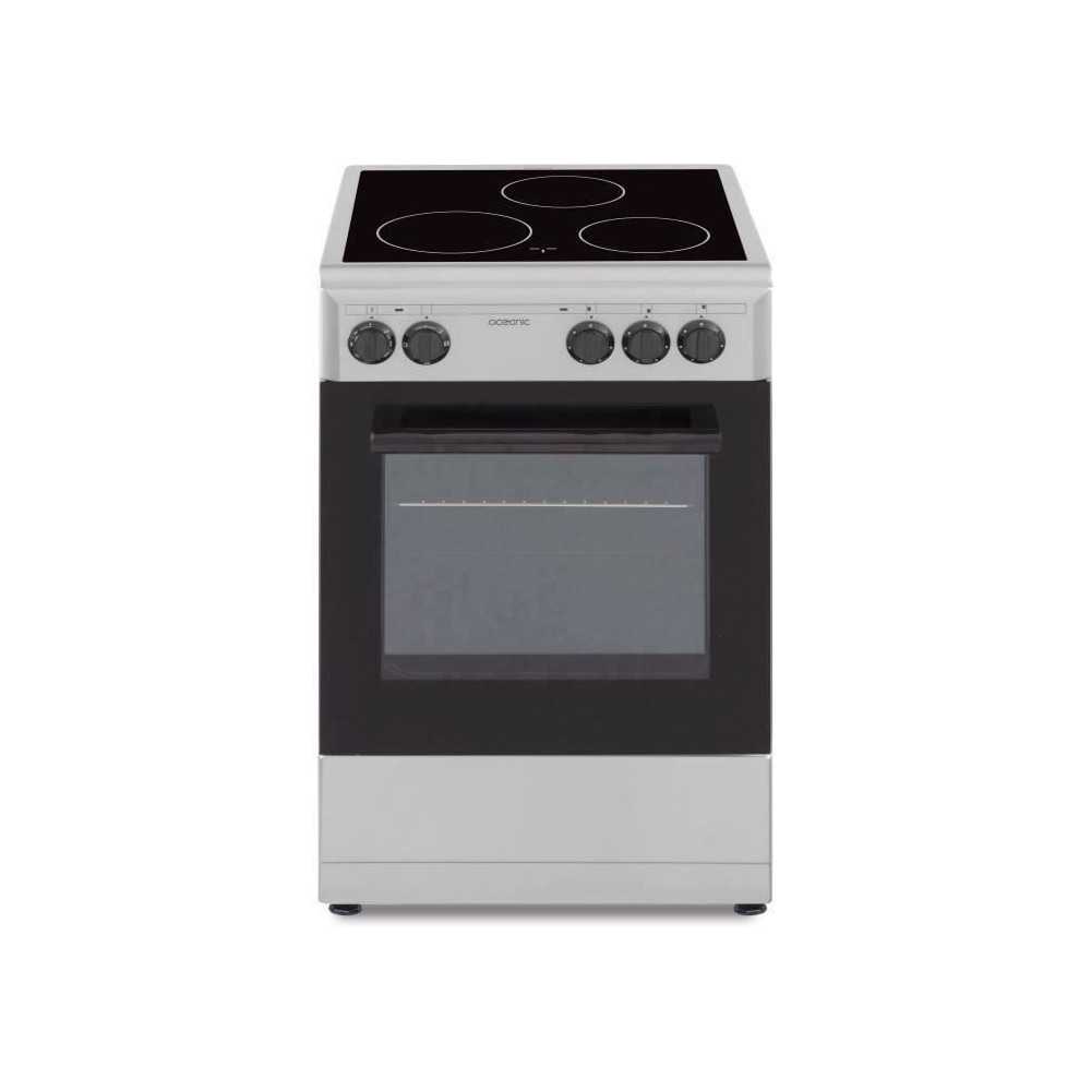 OCEANIC - Cuisiniere vitrocéramique 50 x 50 cm, four convection natur