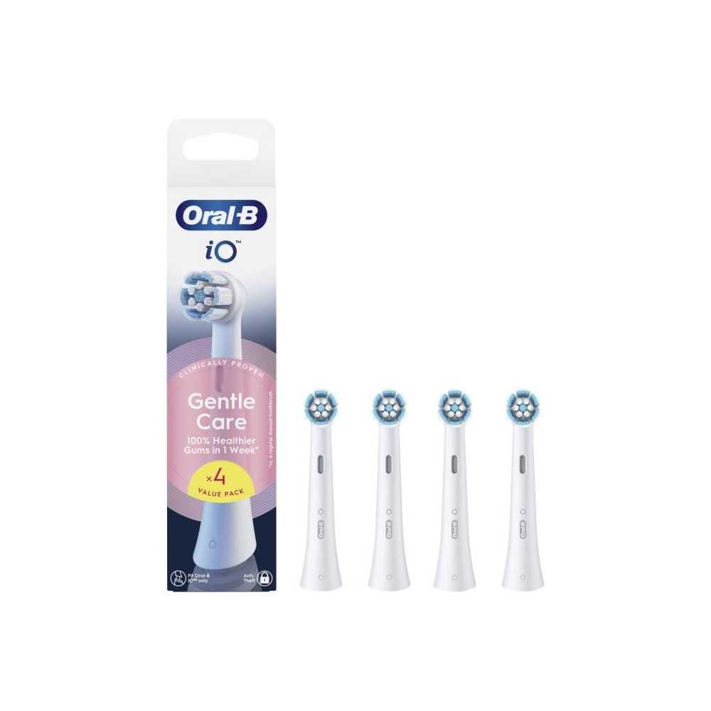 Recharges de brosse a dents - ORAL B - iO - x4 Soin Doux Blanc Recharges de brosse a dents - ORAL B - iO - x4 Soin Doux Blanc