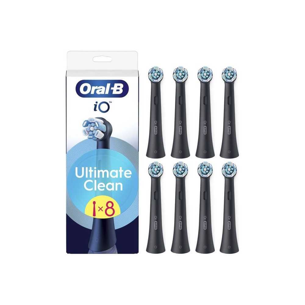 Brossette ORAL-B - iO refills Ultimate Clean - Pack de 8 - Noir Brossette ORAL-B - iO refills Ultimate Clean - Pack de 8 - Noir