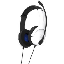 PDP - Casque gaming filaire LVL40 pour PS4 et PS5 - Blanc
