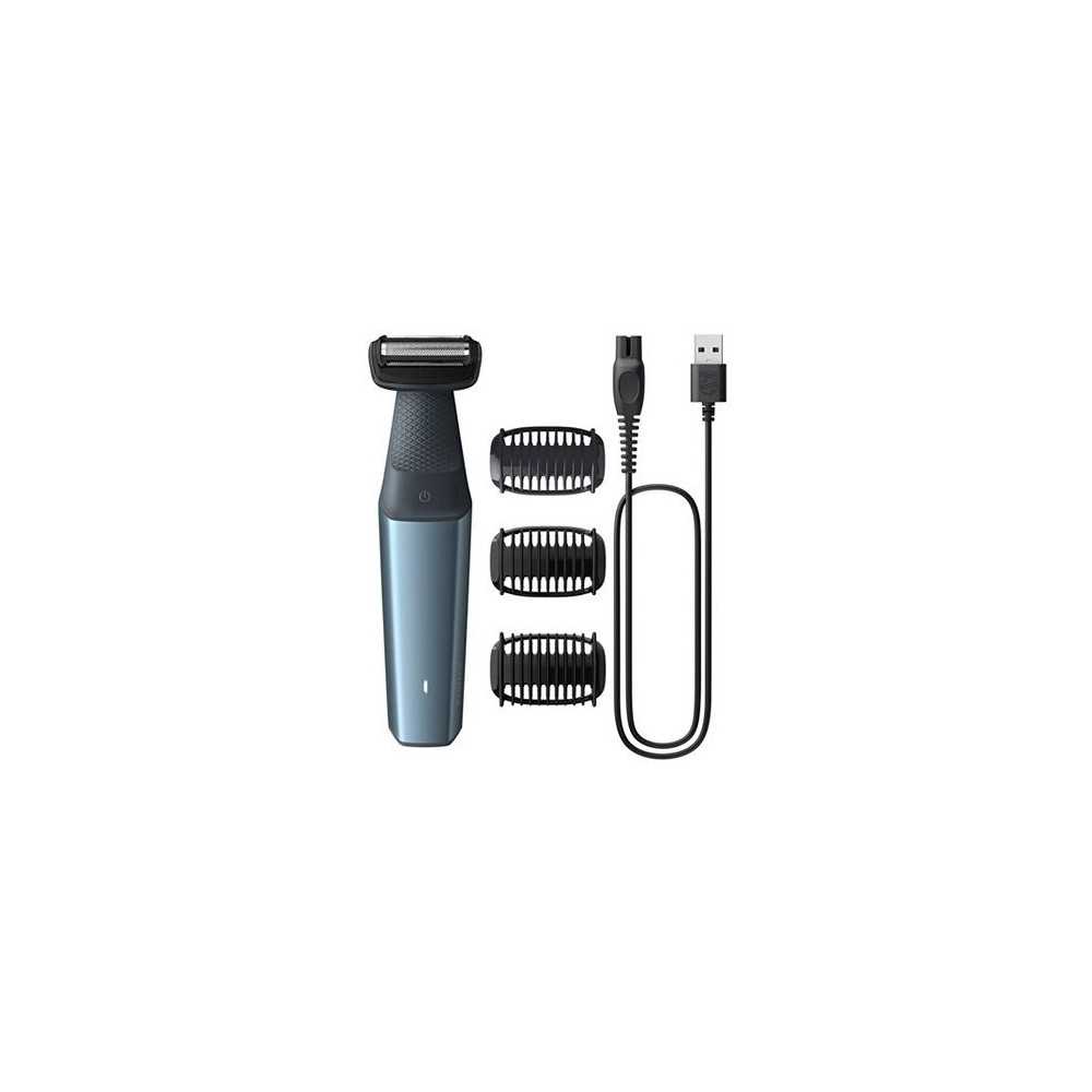 Tondeuse homme - Philips - Bodygroom Series 3000 - 3 sabots amovibles