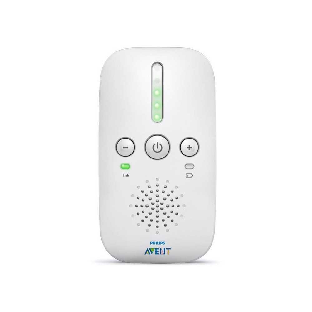 Ecoute-bébé - PHILIPS AVENT - Audio DECT - Gris/Blanc - Portée 300m
