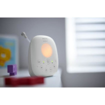 Ecoute-bébé - PHILIPS AVENT - Audio DECT - Blanc - Ecran LCD - Capte