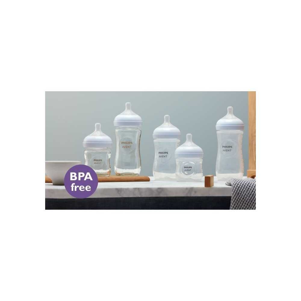 Kit nouveau-né - PHILIPS AVENT - Natural 3.0 - 2 Biberons 125ml + 2 B