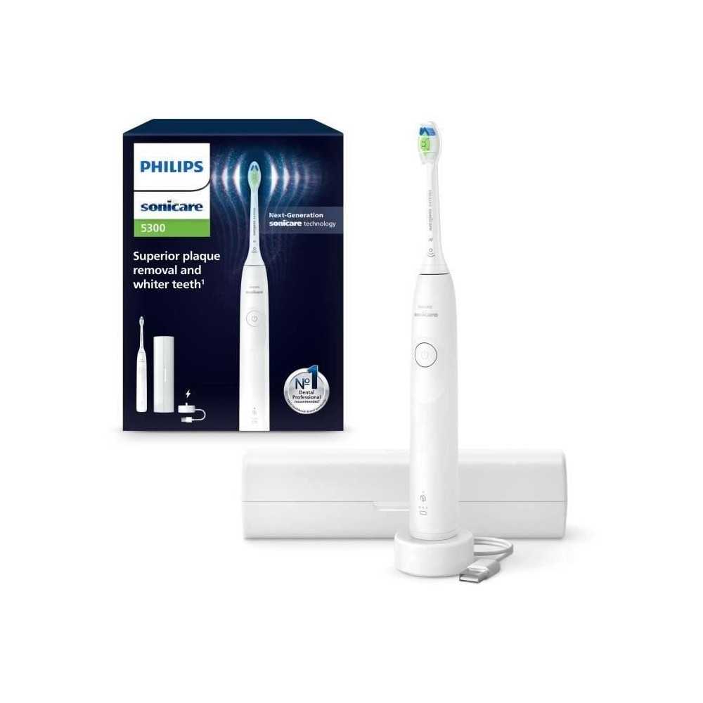 Brosse a dents - PHILIPS - HX7108/02 - Sonicare - Serie 5300 - Blanc -