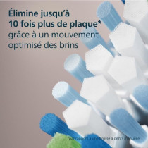 Lot de 4 tetes de brosse - PHILIPS - HX9044/88 - C3 black