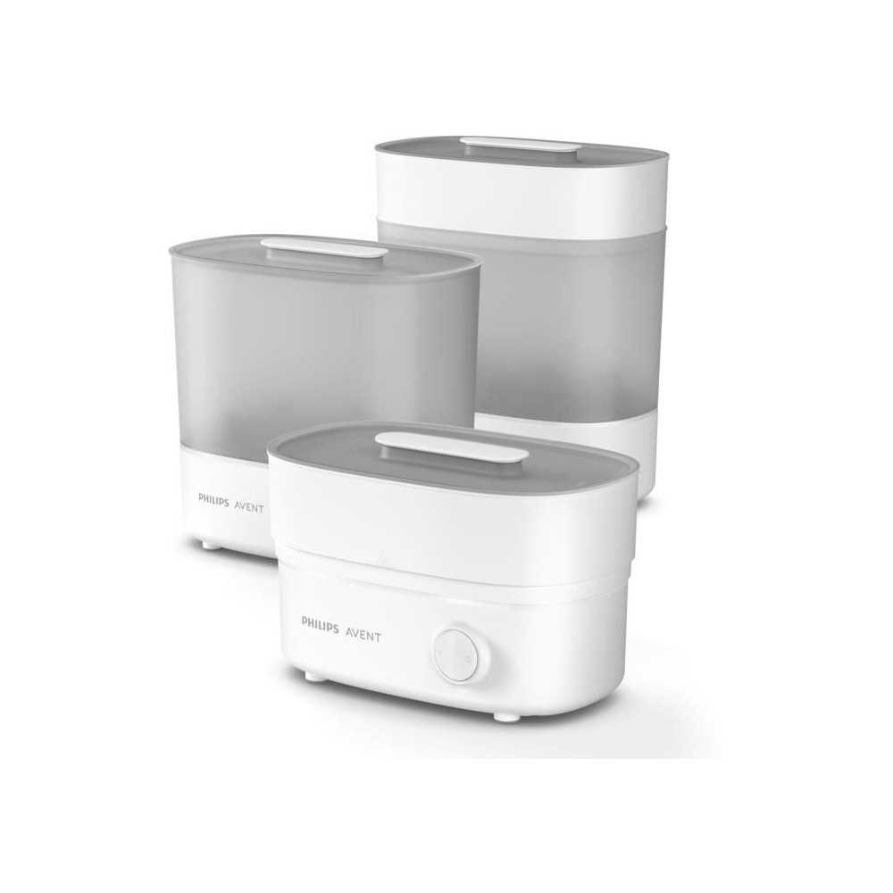 Stérilisateur - PHILIPS AVENT - Vapeur 4 en 1 - Blanc - Stérilise en