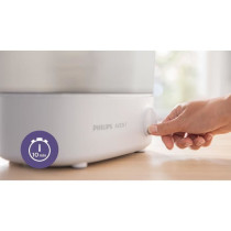 Stérilisateur - PHILIPS AVENT - Vapeur 4 en 1 - Blanc - Stérilise en