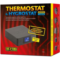 Thermostat et hygrostat pour terrarium - EXO TERRA - Avec minuteur - F