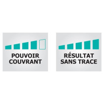 Peinture plafonds - Blanc mat - Sans trace - RIPOLIN - 2,5L