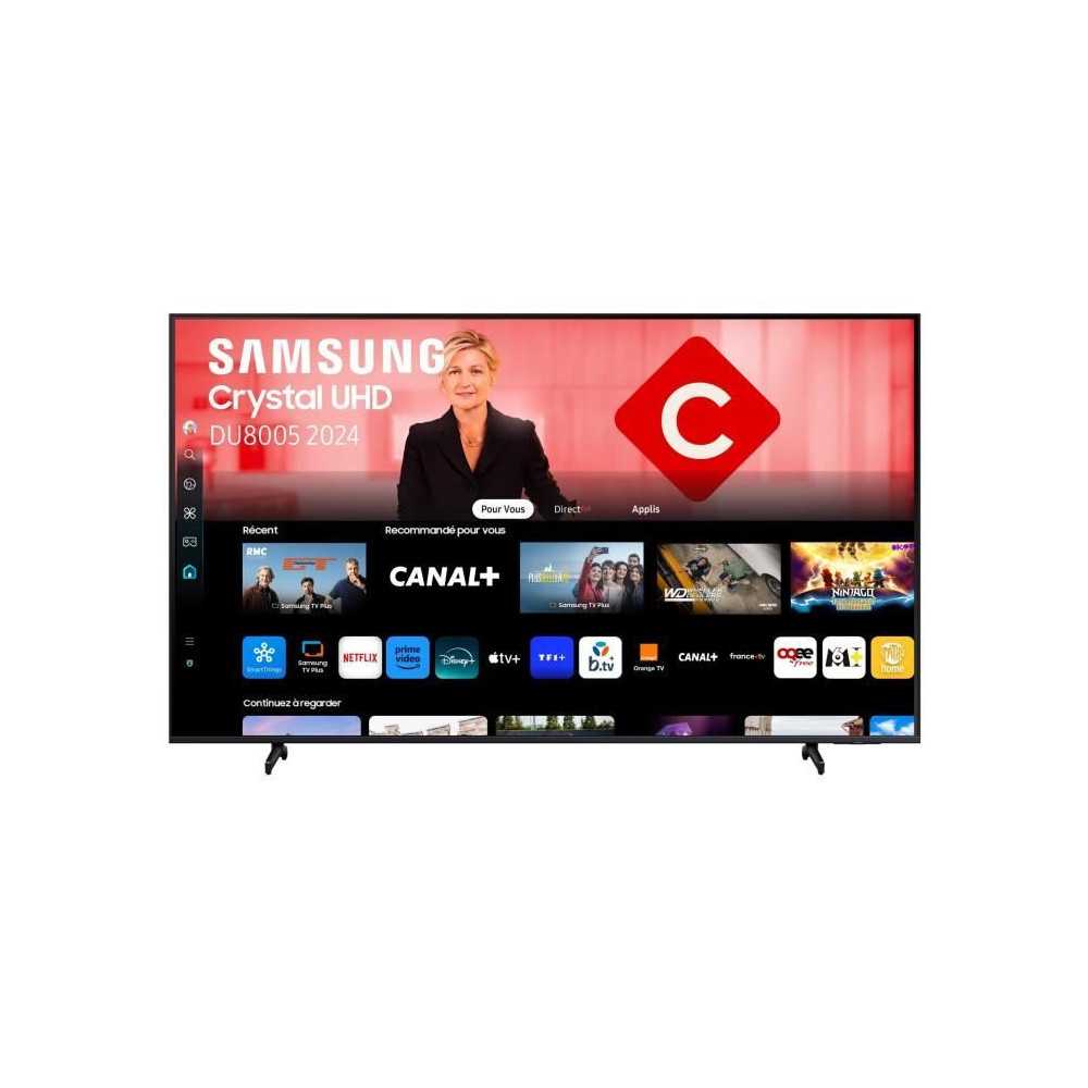 Samsung 50DU8005 - TV LED 50 (127 cm) - 4K UHD 3840x2160 - HDR - Smart